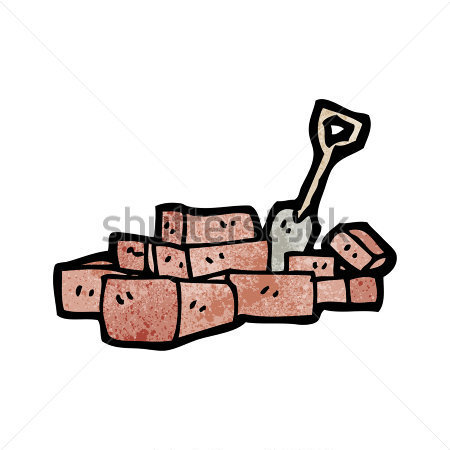 Cartoon Pile Of Bricks Jpg