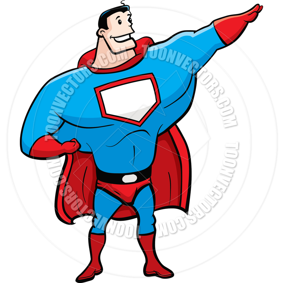 Cartoon Superhero By Cory Thoman   Toon Vectors Eps  2533