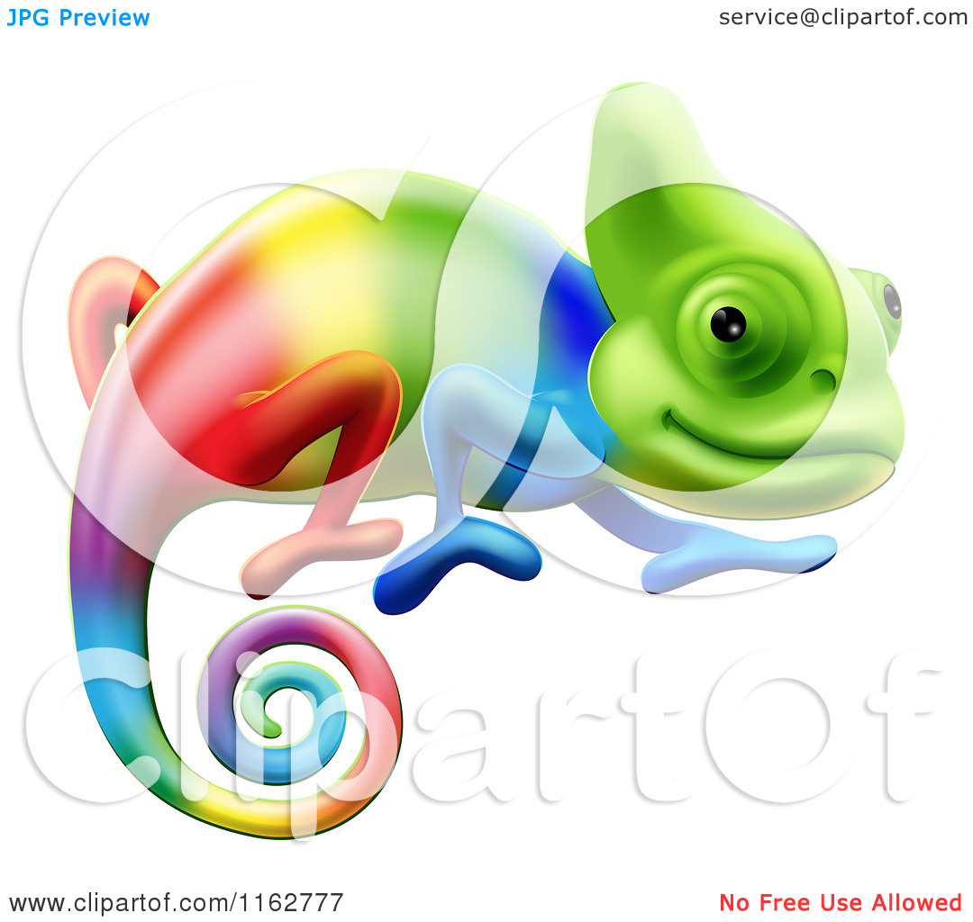 Chameleon Lizard   Royalty Free Vector Clipart By Geo Images  1162777