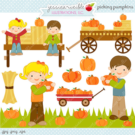 Clipart   Commercial Use Ok   Hayride Graphics Pumpkin Clipart