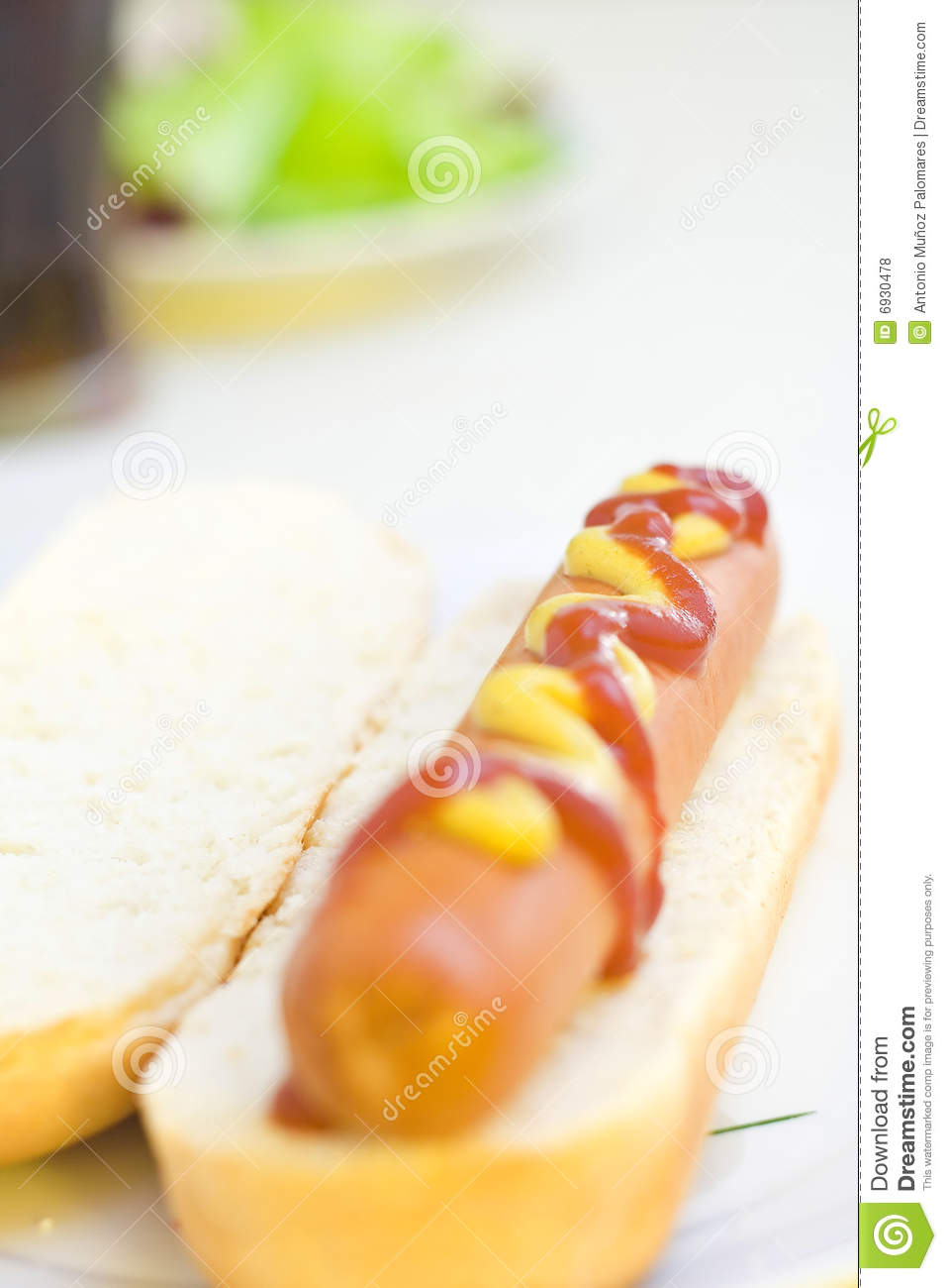 Fast Food Delicious Hot Dog Royalty Free Stock Photos   Image  6930478