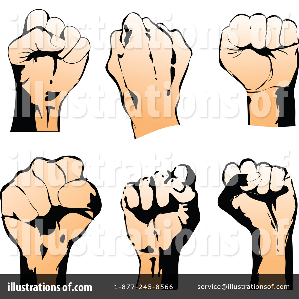 Fist Clipart  1094369 By Leonid   Royalty Free  Rf  Stock    
