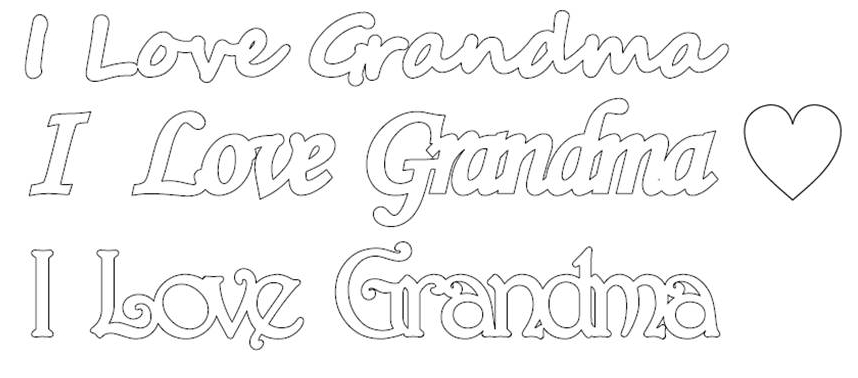 Free Love Grandma Clip Art