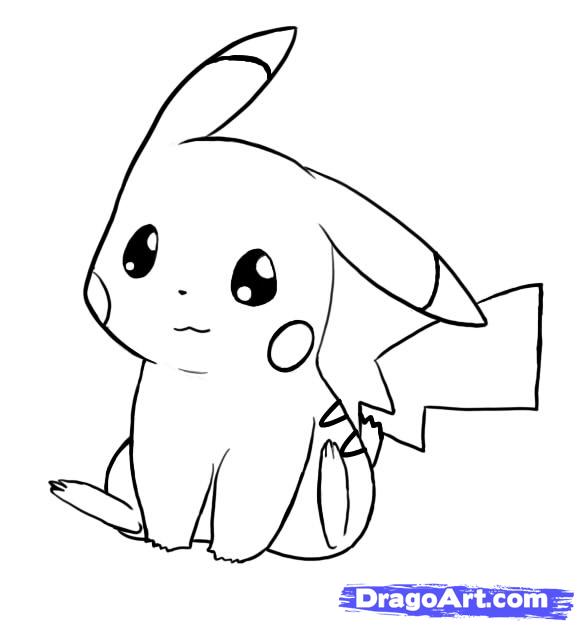 How To Draw Pikachu Pokemon Step 7