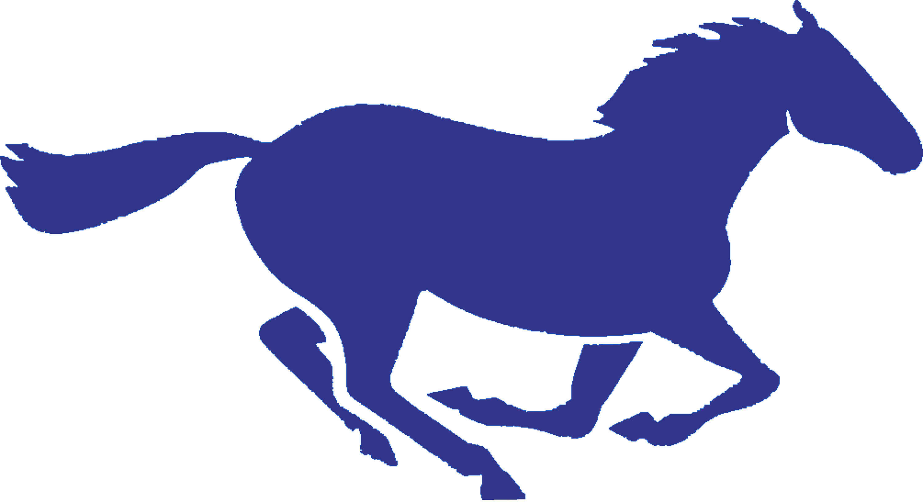 Mustang Head Logo Large Mustang Logo  3000 X