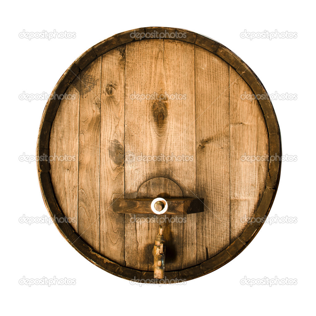 Old Wooden Barrel   Stock Photo   Whitewolf  8610569