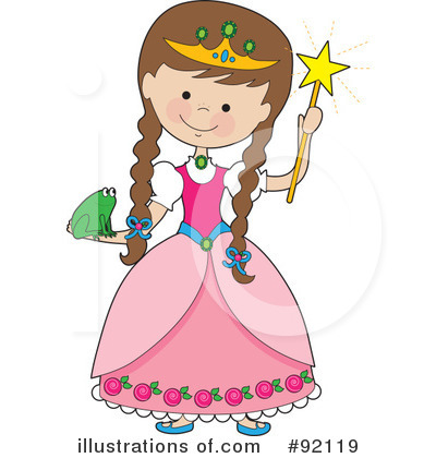 Royalty Free Rf Princess Clipart Illustration By Maria Bell Stock