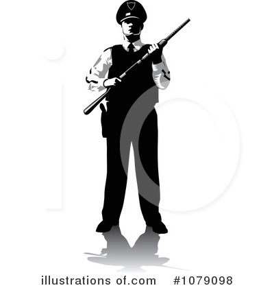 Security Guard Clipart  1079098 By David Rey   Royalty Free  Rf  Stock