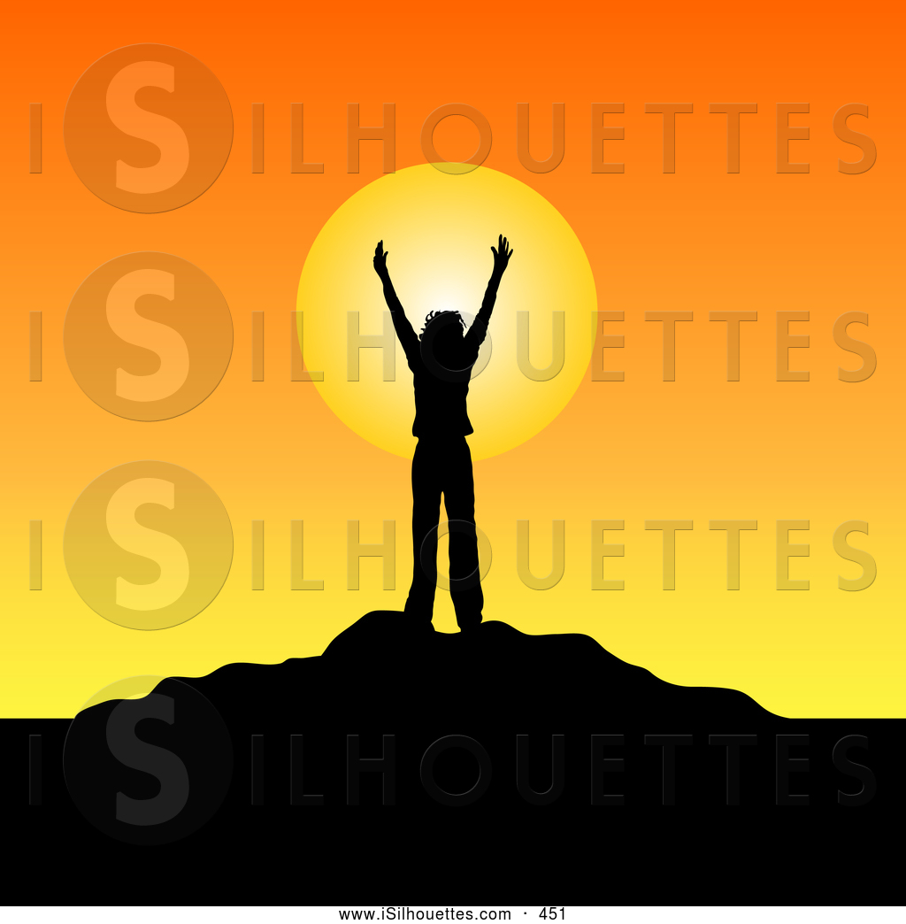 Sunrise Clipart Images Silhouette Clipart Of A Woman