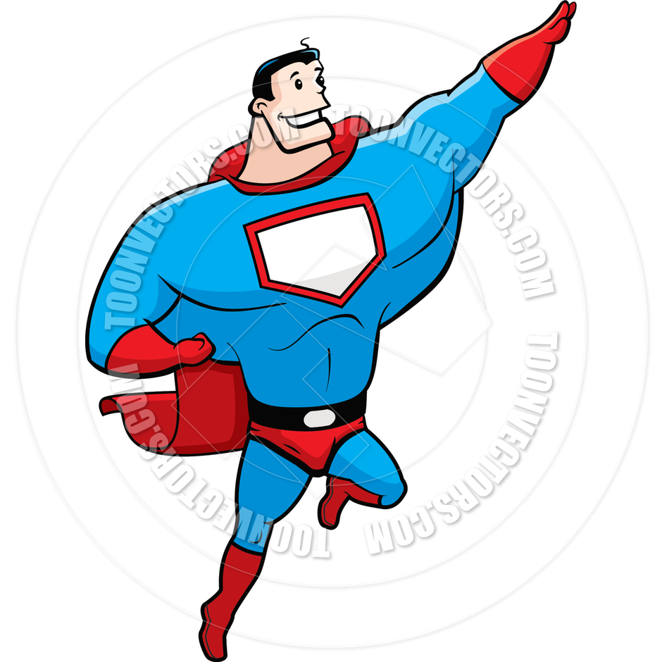Superhero Flying By Cory Thoman   Toon Vectors Eps  2209