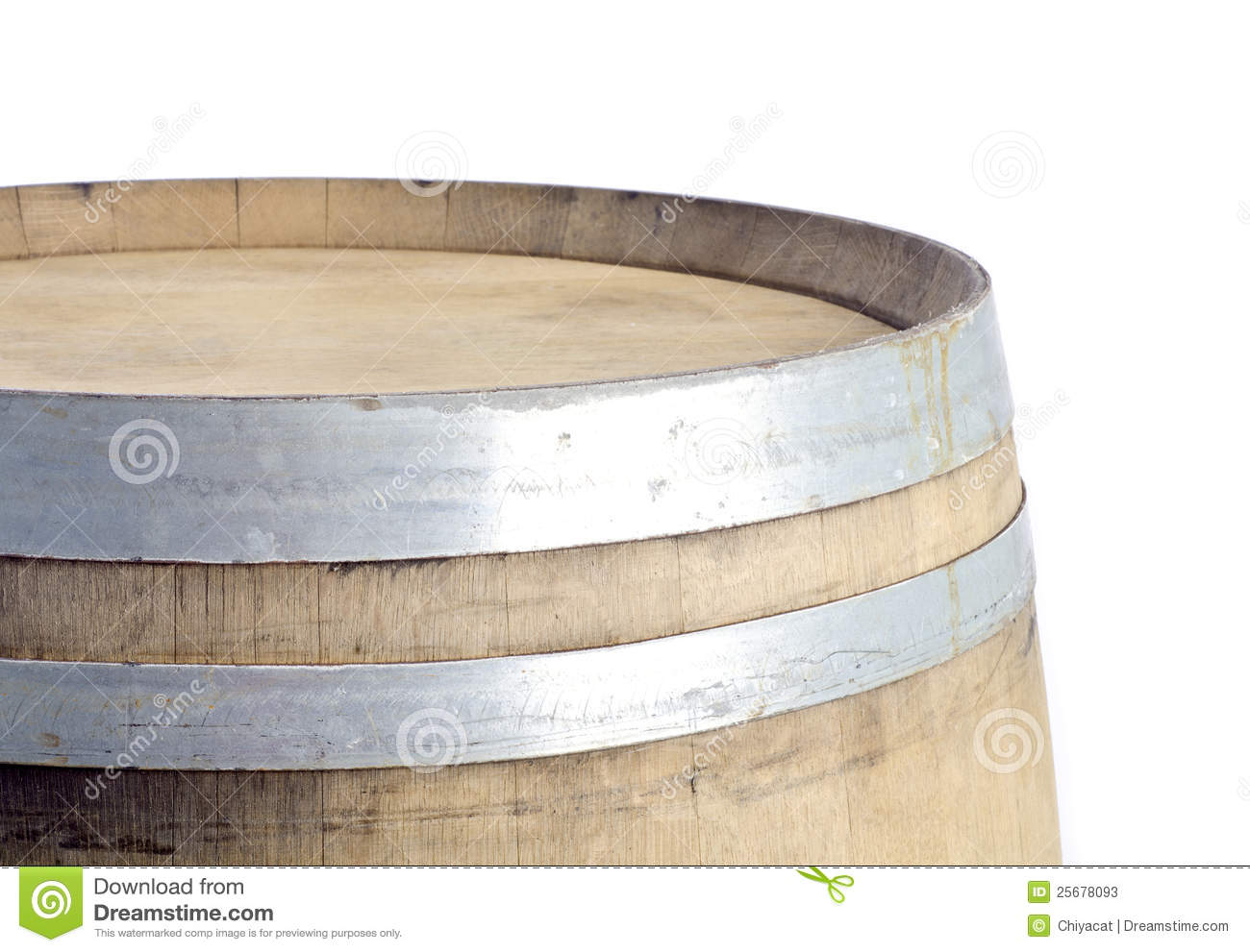 Top Of A Used Oak Wine Barrel Stock Photos   Image  25678093
