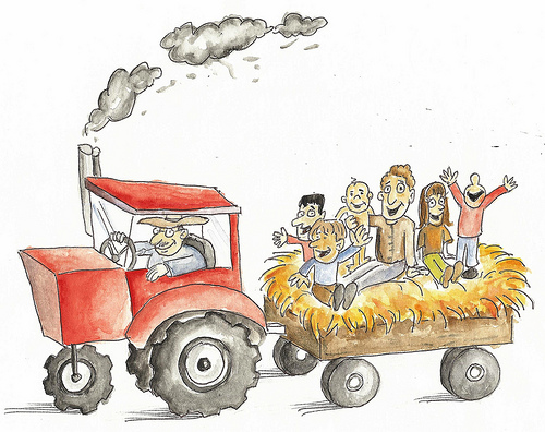 Tractor Hayride Clipart To Going On A Hayride