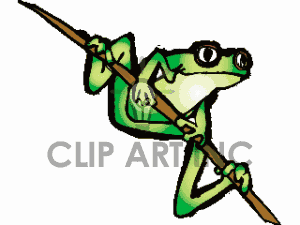 Tree Frog Clipart Tree Frog Resting On Blade Of