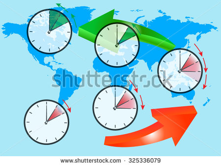 Turn Clocks Back Stock Vectors   Vector Art