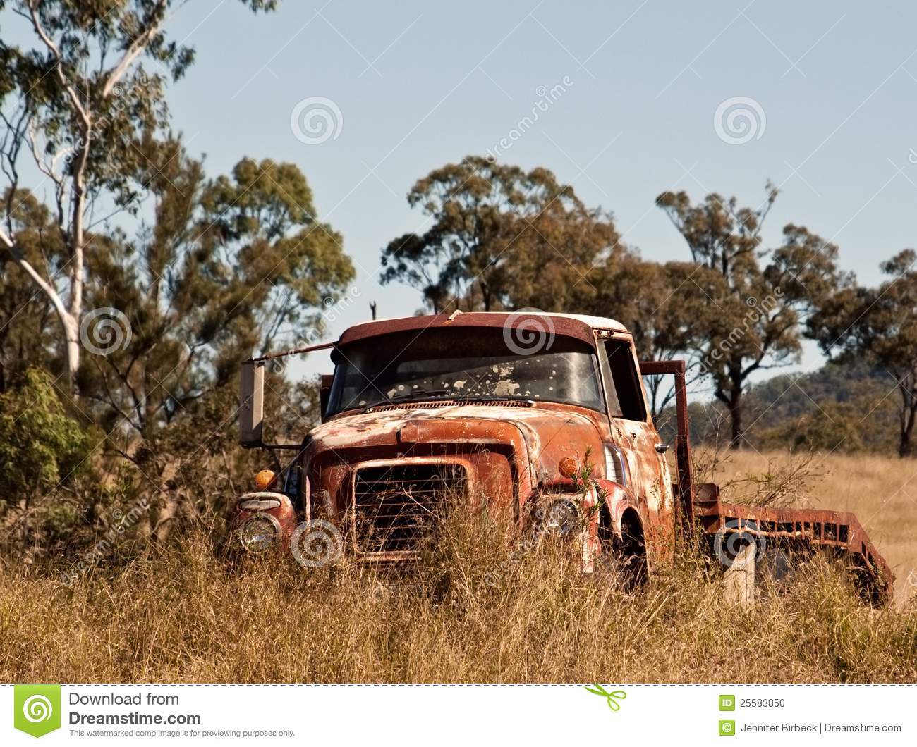 Australian Outback Rusty Old Farm Truck Stock Photo   Image  25583850