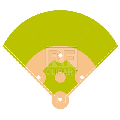Baseball Field Plan 778 Download Royalty Free Vector Clipart  Eps