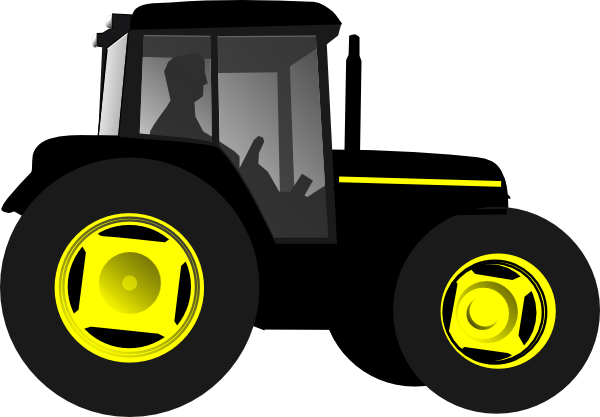 Black Tractor Clip Art At Clker Com   Vector Clip Art Online Royalty