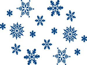 Blue Snowflakes Clip Art At Clker Com   Vector Clip Art Online