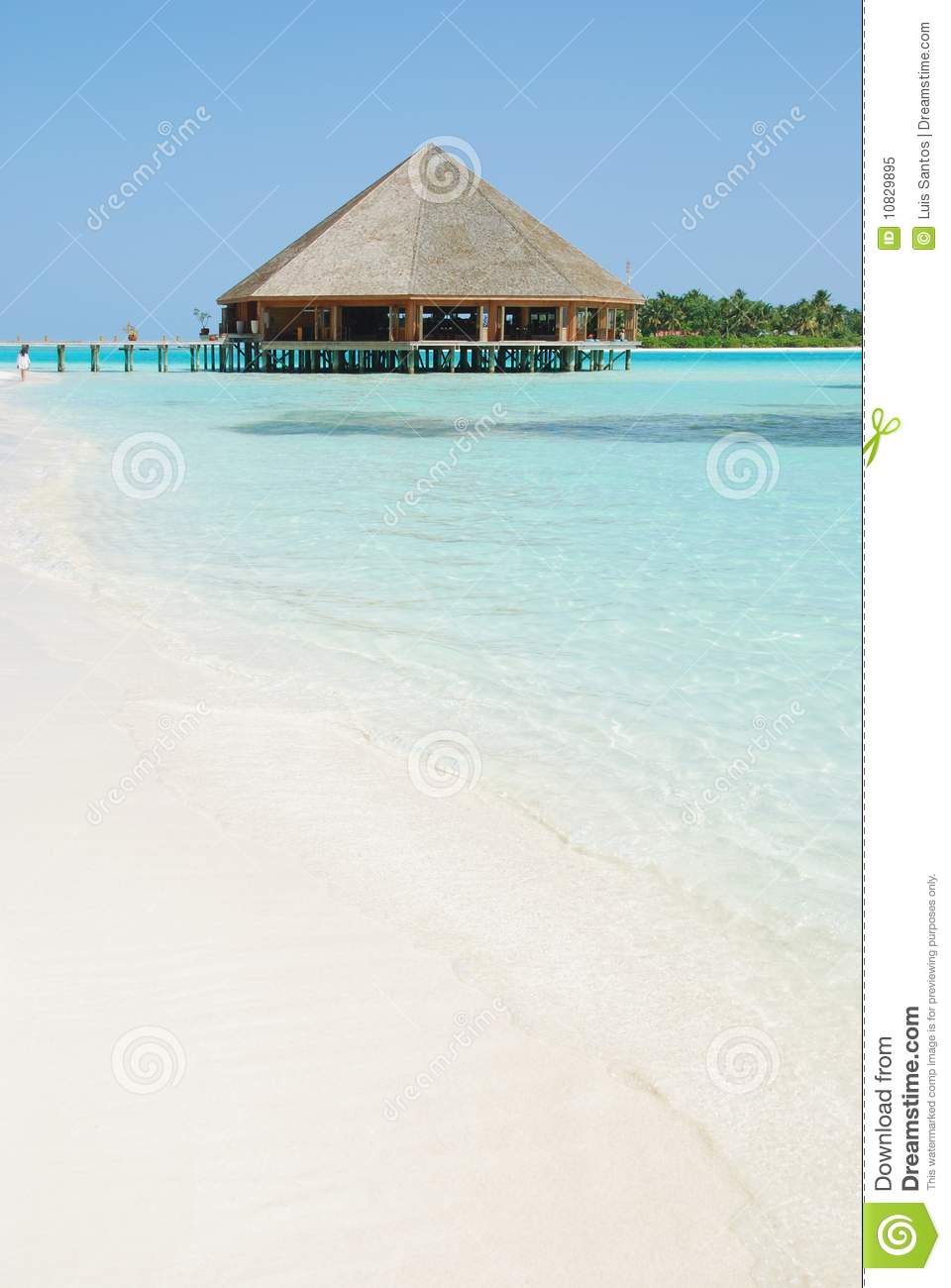 Bungalow At The Beach Royalty Free Stock Photo   Image  10829895