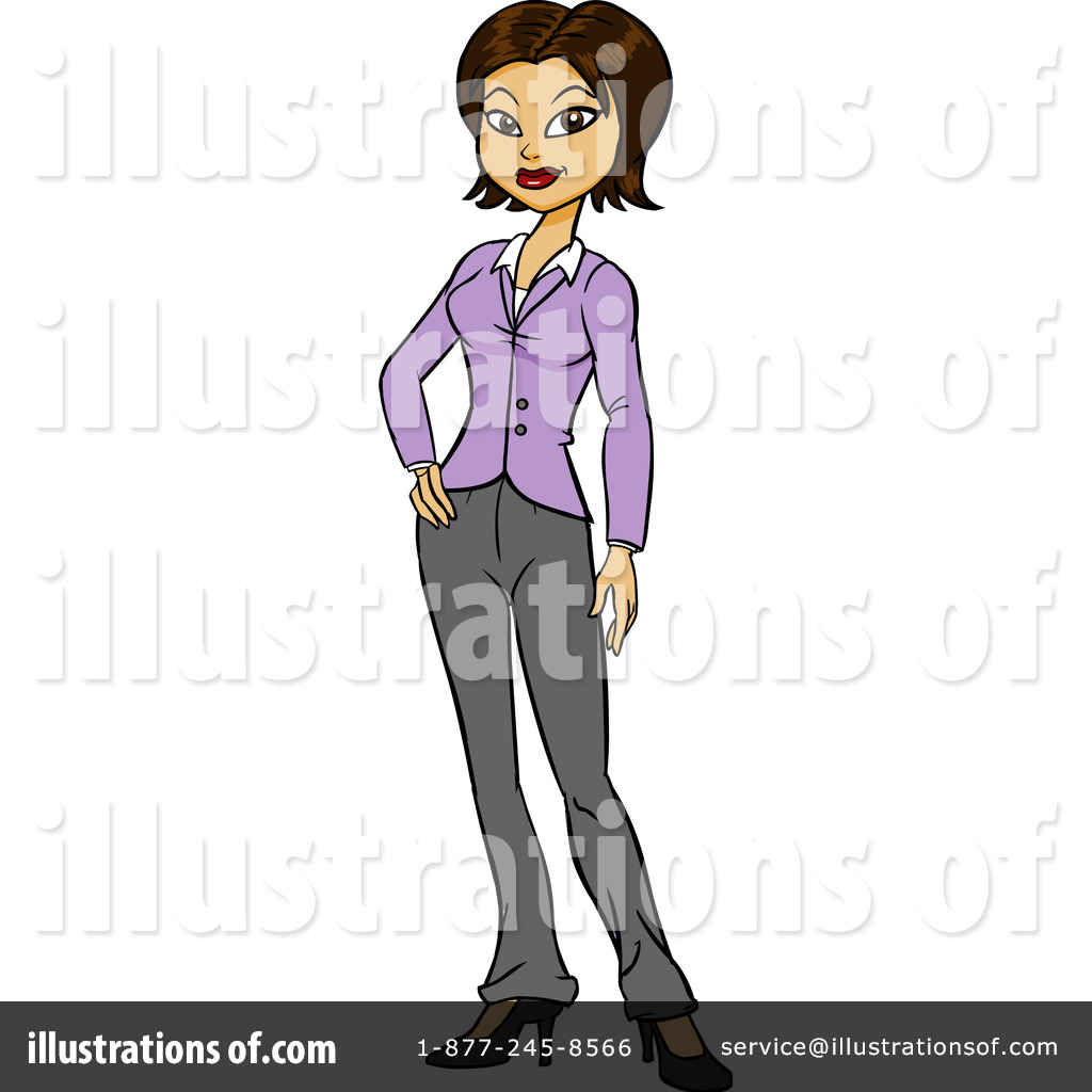 Businesswoman Clipart  1106230   Illustration By Cartoon Solutions