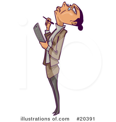 Businesswoman Clipart  20391 By Tonis Pan   Royalty Free  Rf  Stock    