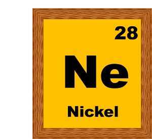 Chemical Elements   Nickel 28 B   Classroom Clipart