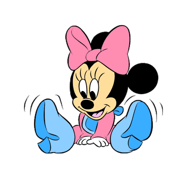 Cute Disney Baby Minnie Mouse Clip Art Characters Wallpaper
