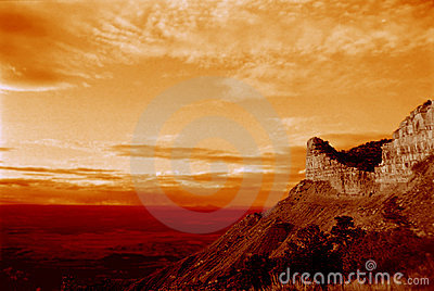 Desert Mountain Sunset Royalty Free Stock Image   Image  19876