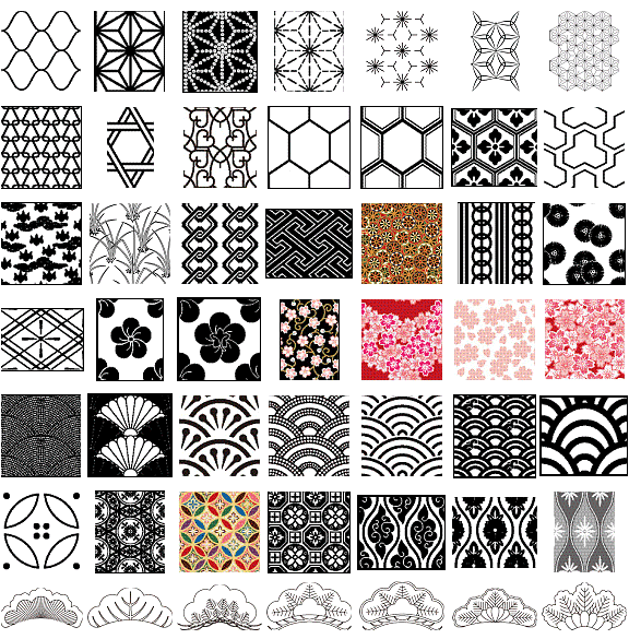 Download Free Japanese Traditional Vector Patterns From Homepage Or