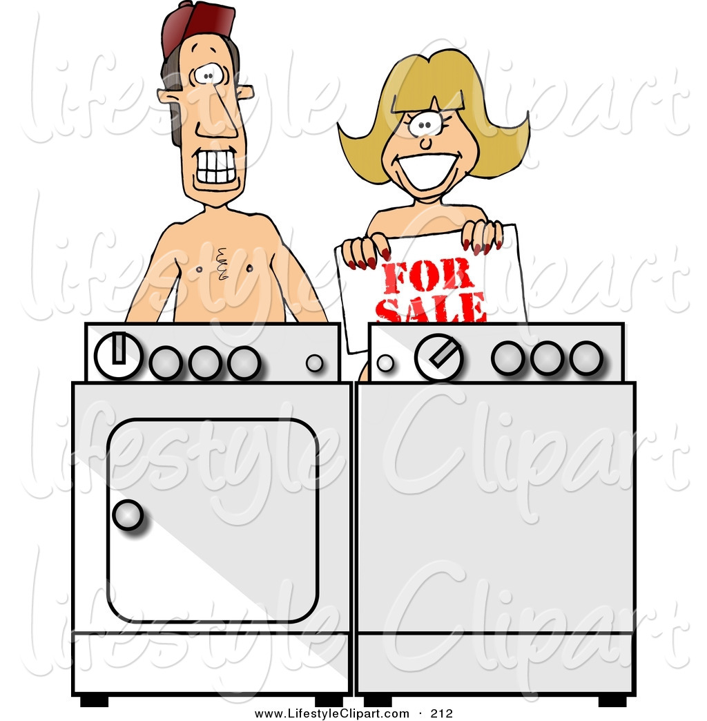 Larger Preview  Lifestyle Clipart Of A Smiling Poor Married Couple