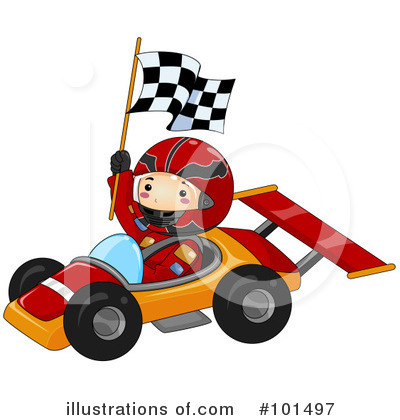 Royalty Free  Rf  Race Car Clipart Illustration  101497 By Bnp Design
