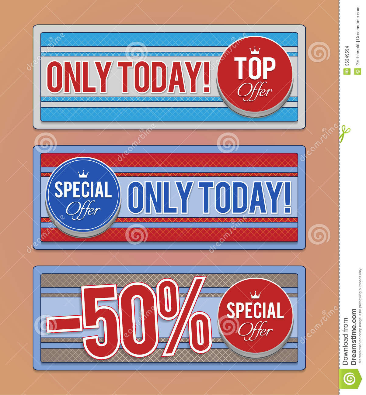 Sale Promotion Banners Stock Images   Image  36349594