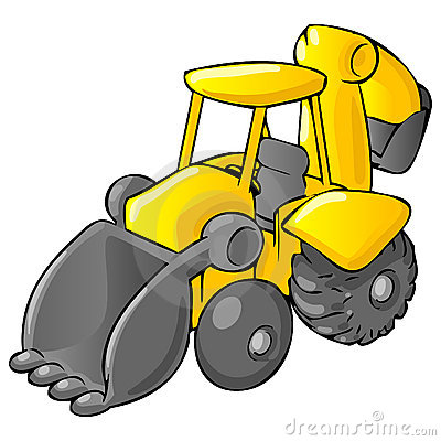 Showing Gallery For Yellow Tractor Clipart