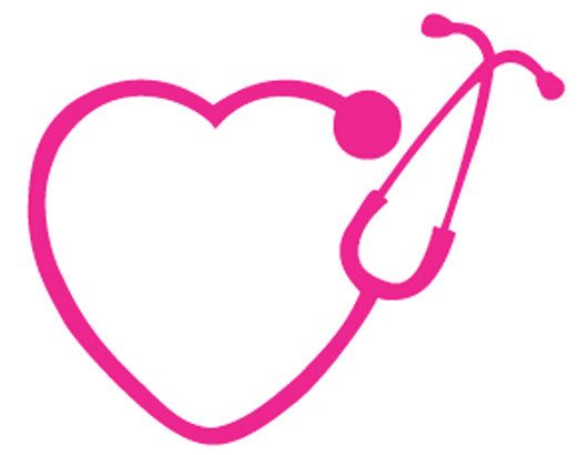Stethoscope Monogram Monogram Heart Stethoscope Silhouette Heart    