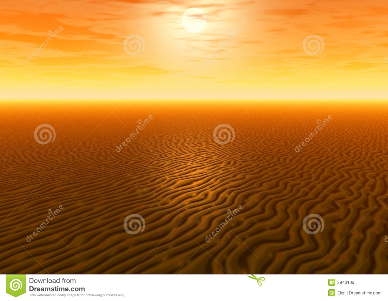 Sunset  Desert Royalty Free Stock Photo   Image  2940105