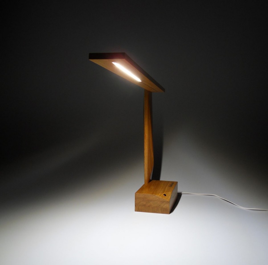 Atrium Glass Table Lamp Review Up To The Task Contemporary Table Lamps
