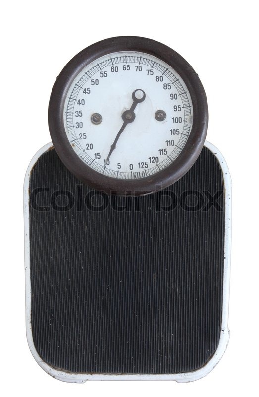 Bathroom Scales On Stock Image Of Vintage Bathroom Scales Isolated