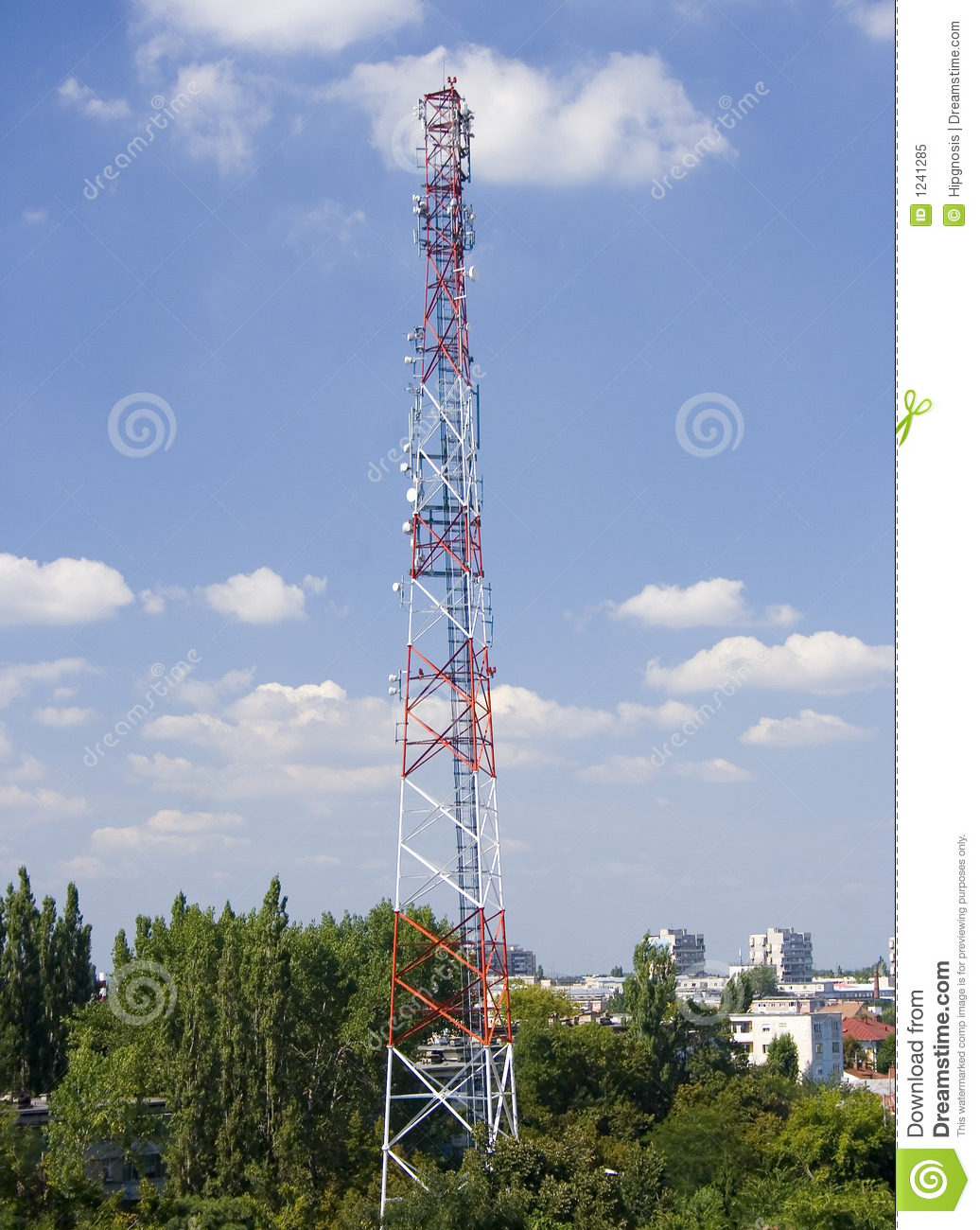 Broadcasting Tower Royalty Free Stock Photo   Image  1241285