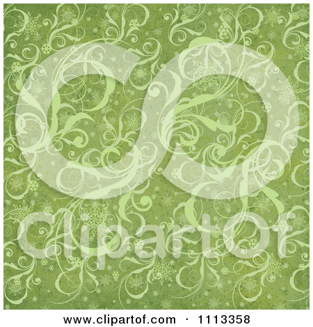 Clipart Cream Snowflake And Swirl Background   Royalty Free    