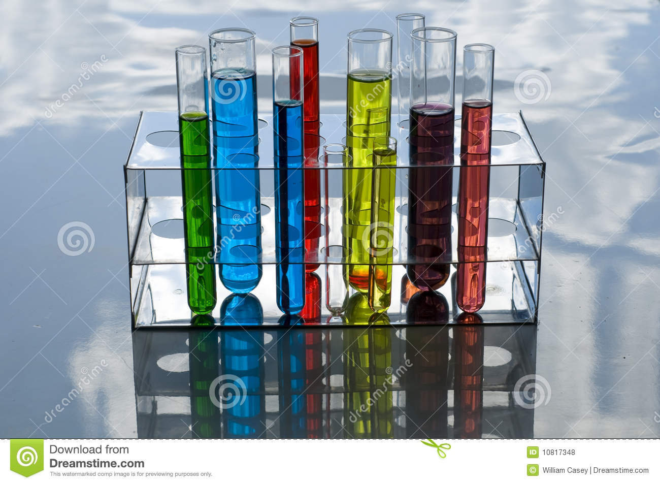 Collection Of Laboratory Equipment Including Beakers And Flasks 