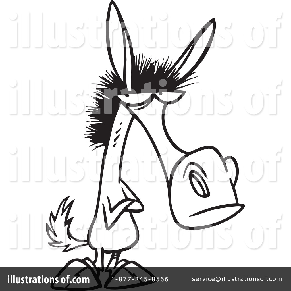 Donkey Clipart  1048659   Illustration By Ron Leishman