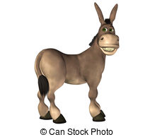 Donkey Stock Illustrations  2842 Donkey Clip Art Images And Royalty