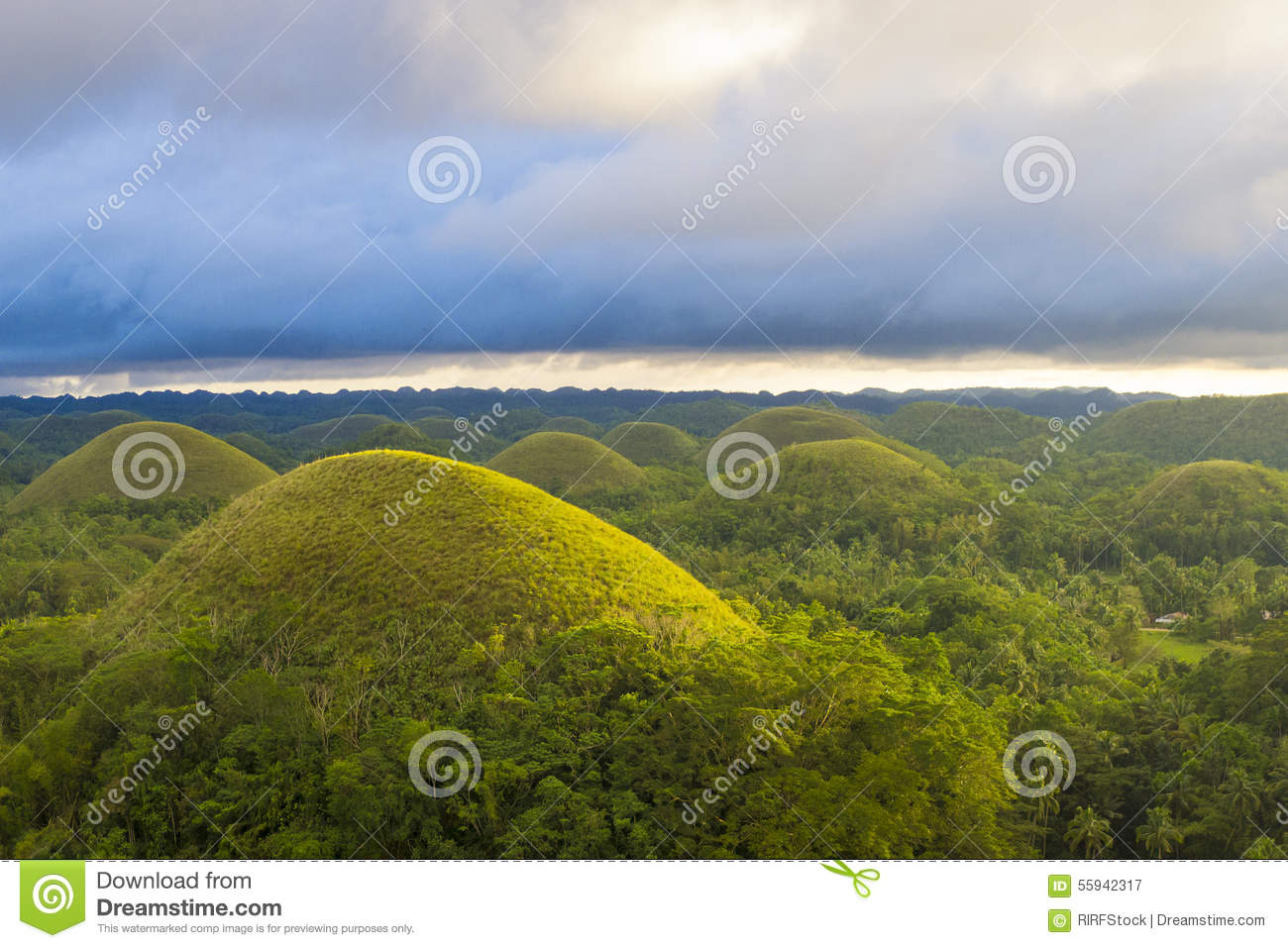     Hills In Late Afternoon Carmen Bohol Central Visayas Philippines