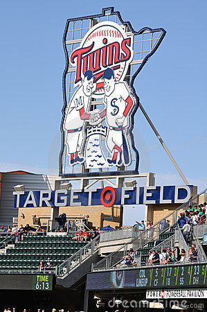 Minnesota Twins Sign At Target Field Editorial Photography   Image