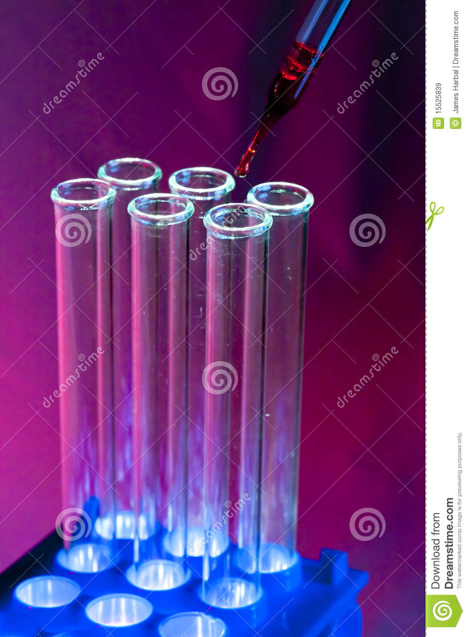 More Similar Stock Images Of   Dropping Blood Into Test Tube In Rack