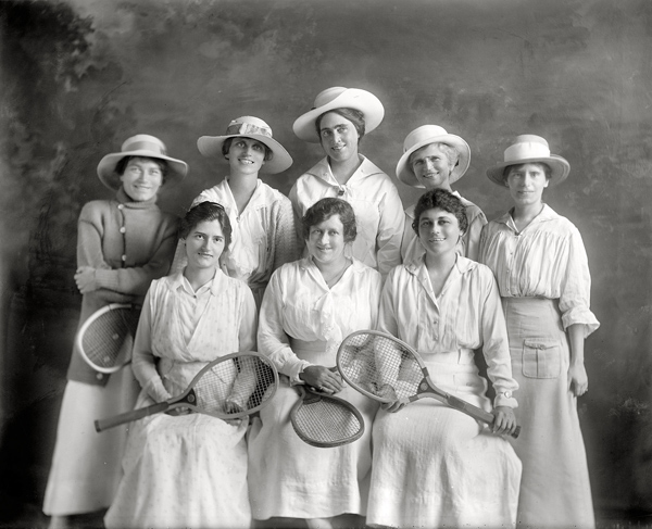 Washington D C  Circa 1915  Women S Tennis League Section Leaders