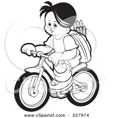 Clipart Illustration Of A Coloring Page Outline Of A School Bag By Lal