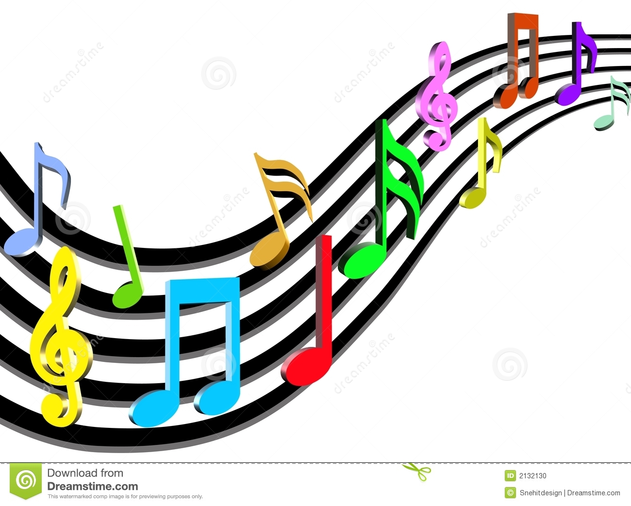 Colorful Music Notes Wallpaper Music Notes 2132130 Jpg