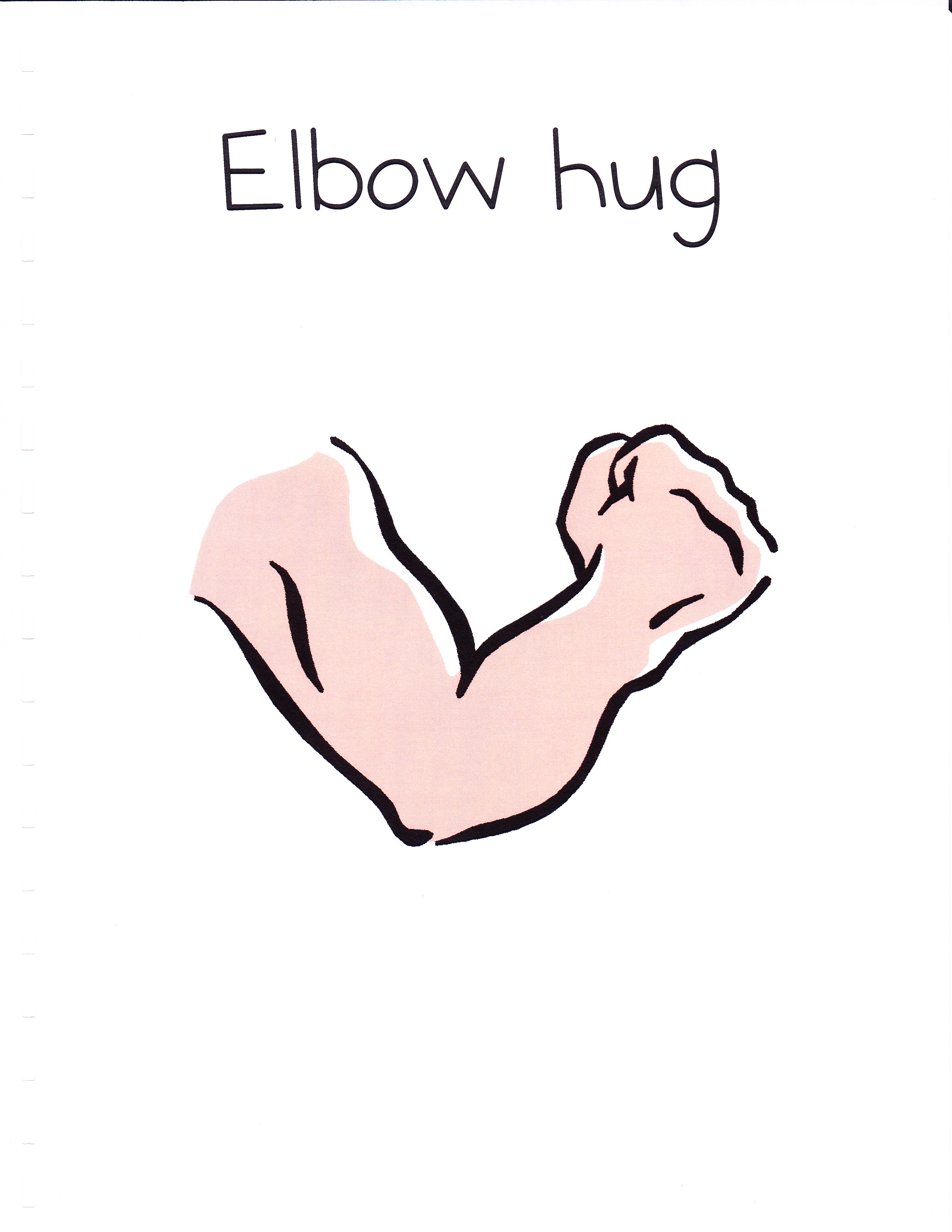 For An Elbow Hug The Partners Hook Their Right Arms Together At The