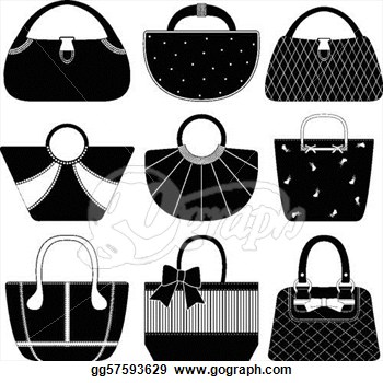 Handbags Clipart Female Bag Handbag Purse Woman